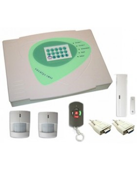 Pack alarme sans fil Vocalys CW32 - alimentation par piles: 1 Transmetteur Vocalys CW32 + 2 détecteurs de mouvement