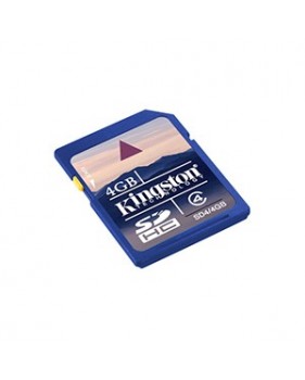 Carte mémoire Kingston SDHC - 4 Go - Classe 4