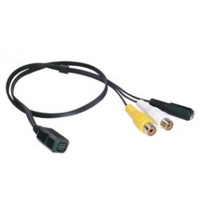 Câble pour caméra - femelle 4PIN - 2 x femelle RCA - femelle DC