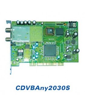 Carte DVB PC Satellite / Data multimédia - Interface PCI - CDVBAny2030S