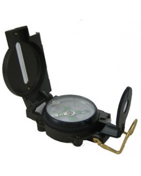 Boussole de visee "OFF TRACKS" metal noir loupe et regle