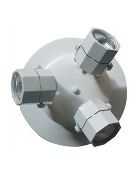 Kit éclairage basse tension 3 Spots avec transfo intègre  + 3 Lampes Dichroïque