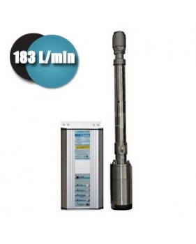 Pompe submersible Lorentz 180 metres 48-72 Volts 183 L/min
