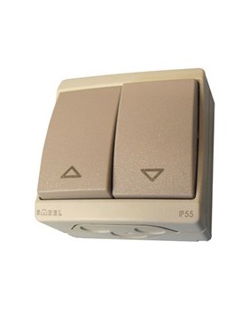 Interrupteur tableau 2 boutons montée descente ouverture fermeture volet roulant