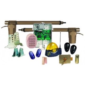 Kit à battants réversibles confort 230V - non bloquant - largeur vantail 3m max - poids vantail 200 kg max