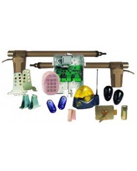 Kit à battants réversibles confort 230V - non bloquant - largeur vantail 3m max - poids vantail 200 kg max