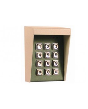 Clavier radio à codes 9V -1 code maître - 8 codes esclaves