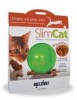 Jouet Interactif - Balle à croquettes pour chat - SLIMCAT Bleu