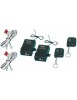 Pack domotique 2 télécommandes radio + 2 récepteurs radio + 2 piles électriques 12v