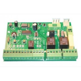 Carte de commande sans coffret et sans transformateur pour moteurs coulissants et barrières levantes - 230 V