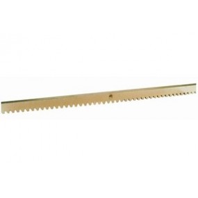 Crémaillère zinguée 1 métre + 3 supports  pour portail coulissant
