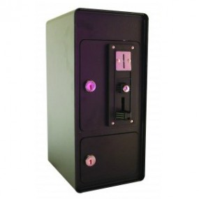 Monnayeur à jeton extérieur sans fente avec sortie temporisée réglable