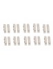 Lot de 10 detecteurs d’ouvertures magnetiques contact nf saillie adhesif blanc