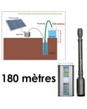 Kit solaire complet pompage 180 mètres 48-72
