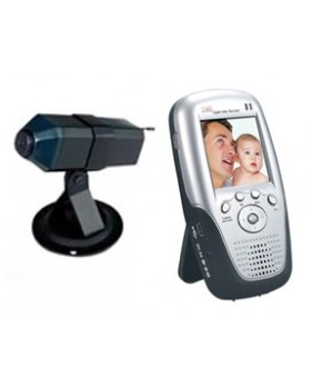 Kit caméra couleur sans fil CMOS 1/3" - 380 lignes TV - 2.4 Ghz + Mini récepteur LCD 2.5" TFT