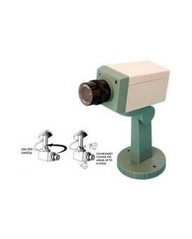 Caméra factice rotative avec LED