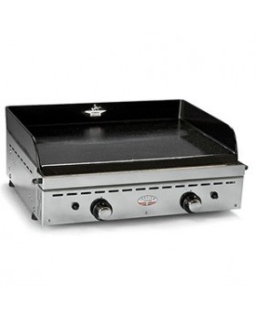 Plancha GAZ 60cm - 2 Brûleurs - FORGE ADOUR BELHARRA 600 Inox