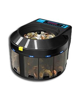 Compteuse trieuse valorisatrice de pièces Euro - 410 pièces/minute - motorisée