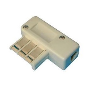 Fiche téléphone mâle 6 plots -  Prise RJ11