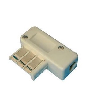 Fiche téléphone mâle 6 plots -  Prise RJ11