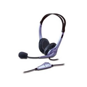 Micro-casque anti-bruit - volume ajustable - compatible skype / téléphone fixe / voip - GENIUS