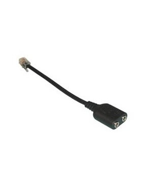 Adaptateur téléphonique RJ9 pour casque-micro Jack 3.5 mm