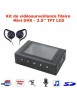 Kit de vidéosurveillance oreillette avec mini DVR portable – Sécurisez vos environnements en toute discrétion