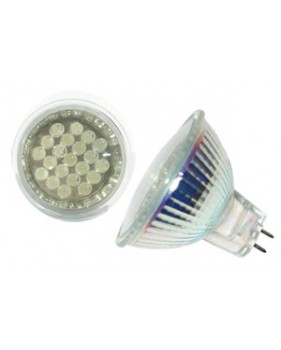 Lampe Spot - éclairage blanc - 21 LEDs - 12 Volts