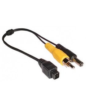 Câble pour caméra - mâle RCA - mâle DC - 4PIN