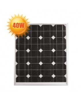Panneau solaire haut rendement 40 Watts 12 Volts