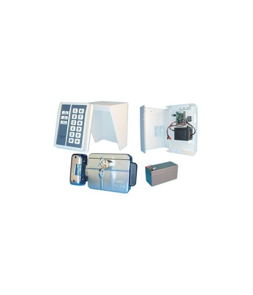 Pack contrôle d accès : clavier à code + serrure électrique