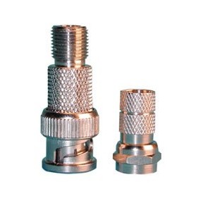 Fiche BNC mâle à visser 7mm - pour câble coaxial