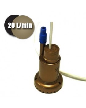 Pompe submersible solaire 12 Volts 20 L/min 1,1 bars