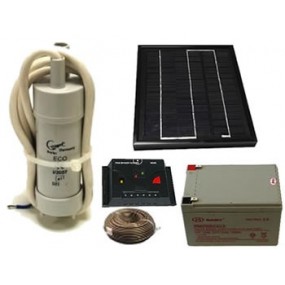 Kit solaire complet pompage 12 Volts 5  Watts
