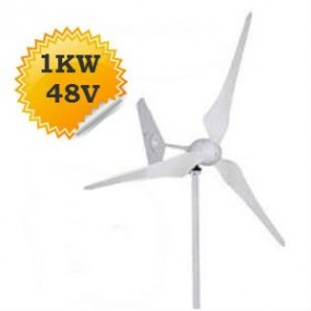 Eolienne terrestre 1KW 48V complète nouvelle génération