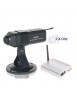 Mini caméra couleur sans fil  CMOS 1/3" - 380 lignes TV - 2.4 GHz + Récepteur sans fil A/V - 4 canaux