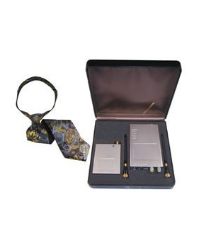 Caméra cachée sans fil couleur dans une cravate - 1.2GHz - CCD 1/4 " - 350LTV + Récepteur 4 canaux