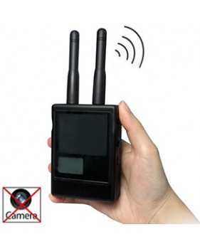Détecteur de caméras espion sans fil / Scanner signal audio  - 900 MHz à 2700 MHz - avec écran LCD 2.5"