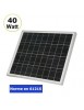 Panneau solaire 40W monocristallin norme en 61215