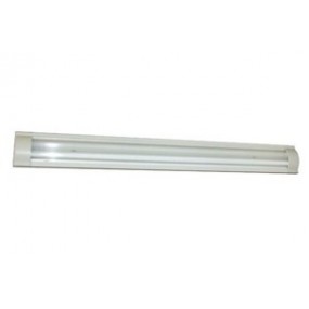 Réglette fluorescente 220Vca + 2 tube fluo blanc 1.20m