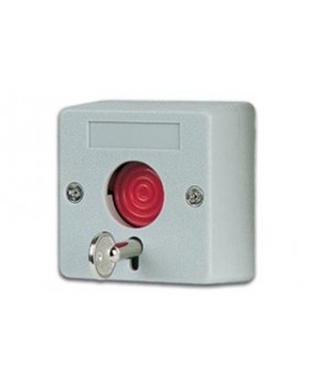 Bouton panique alarme avec clef contact NF