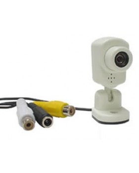 Caméra couleur miniature CMOS 1/3" - 380LTV - Objectif 3.6mm - avec microphone intégré