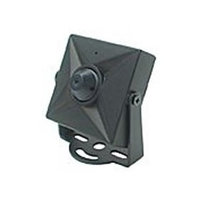 Caméra N/B miniature CMOS 1/3" - 380 LTV - Angle de vue 90° - avec audio