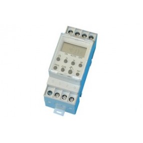 Horloge électrique digital 220V 2200W 7 jours Rail Din