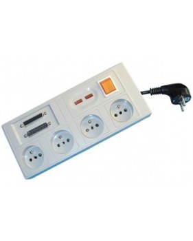 Parafoudre électrique multiprise - 4 prises - 220V
