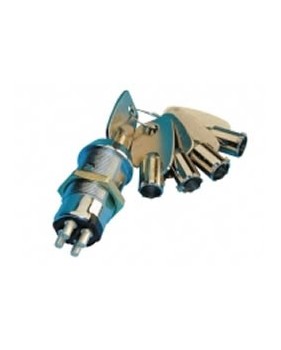 Serrure électrique à impulsion 4 plots 5 clefs rondes