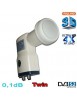 LNB Twin 0,1 dB HDG2-TNM - Compatible HDTV et 3D ready - 40mm - 1 an garantie