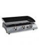 Plancha gaz - 3 brûleurs - 7500 W - 8 personnes - Acier émaillé - KITCHEN CHEF PL1003