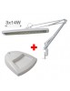 Lampe de bureau 3x14W blanc + Statif de table pour lampe
