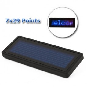 Badge LED programmable 5 caractères 29 x 7 points